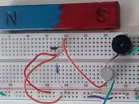 霍尔效应传感器A3144磁力开关的基本操作和说明