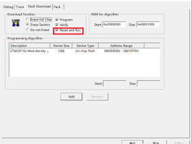 STM32用ST-LINK勾选Reset and Run后仍无法复位运行