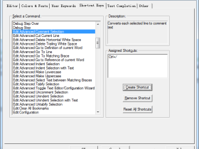 KEIL 注解和去注解快捷键